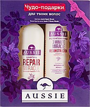 Духи, Парфюмерия, косметика Набор - Aussie (shp/300ml + reconstructor/250ml)