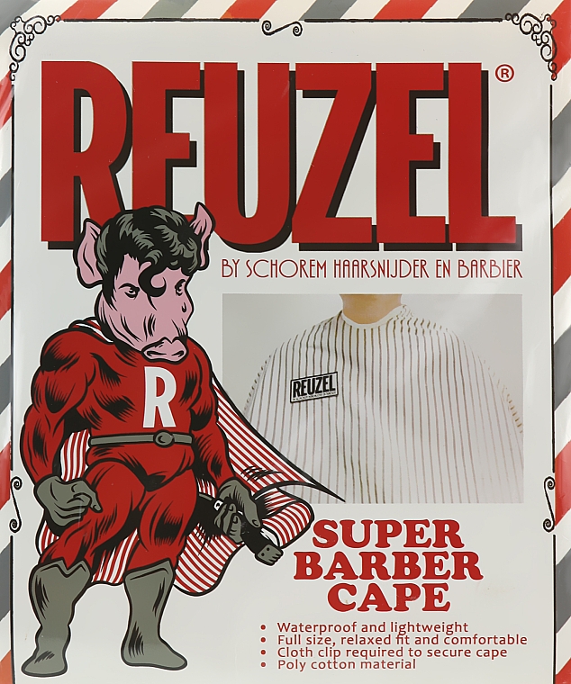 Пеньюар барберский - Reuzel Barber Super Cape — фото N1