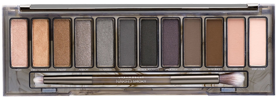 Палетка тіней для повік, 12 відтінків - Urban Decay Naked Smoky Eyeshadow Palette (тестер) — фото N3