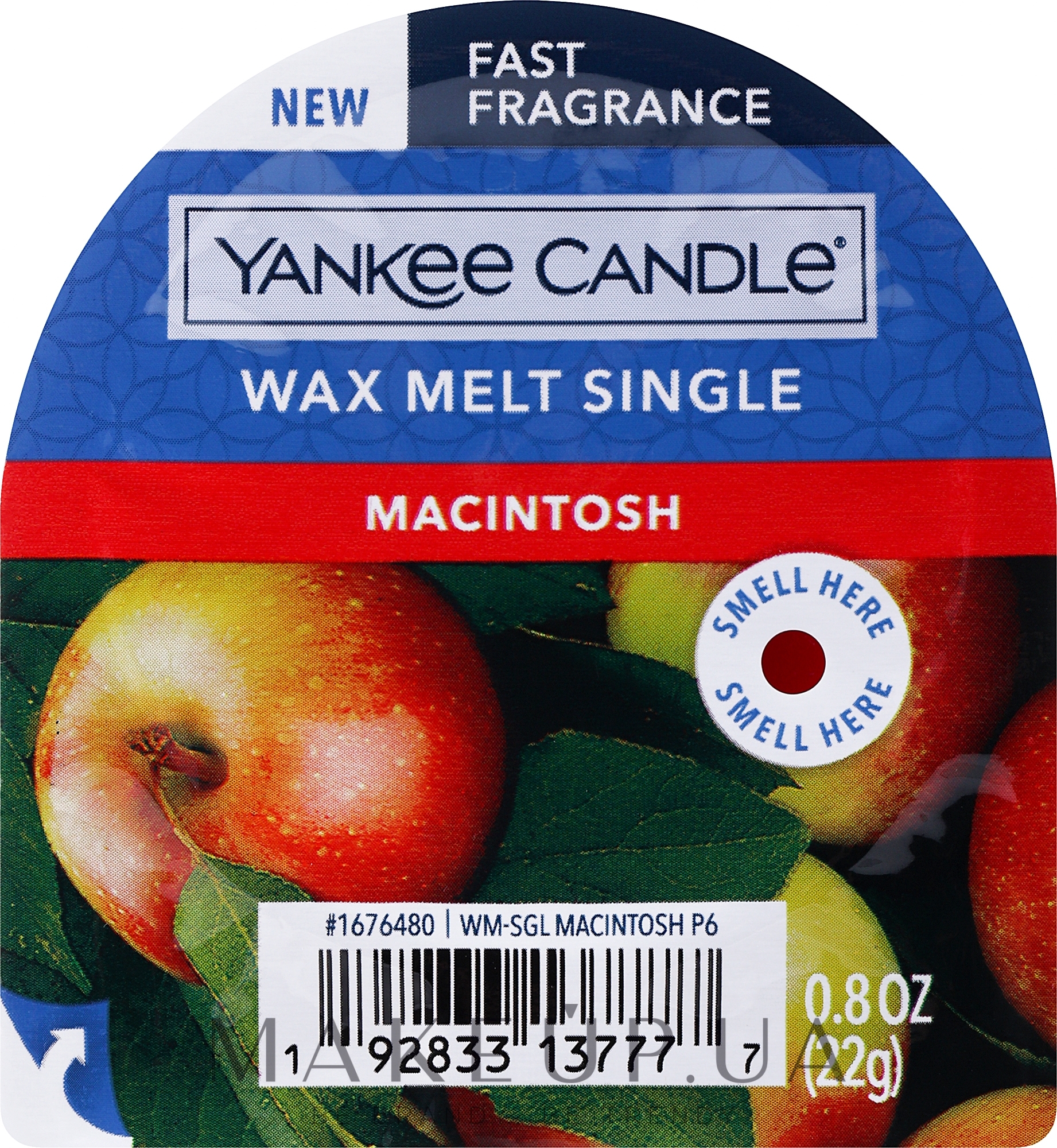 Ароматичний віск - Yankee Candle Classic Wax Macintosh — фото 22g