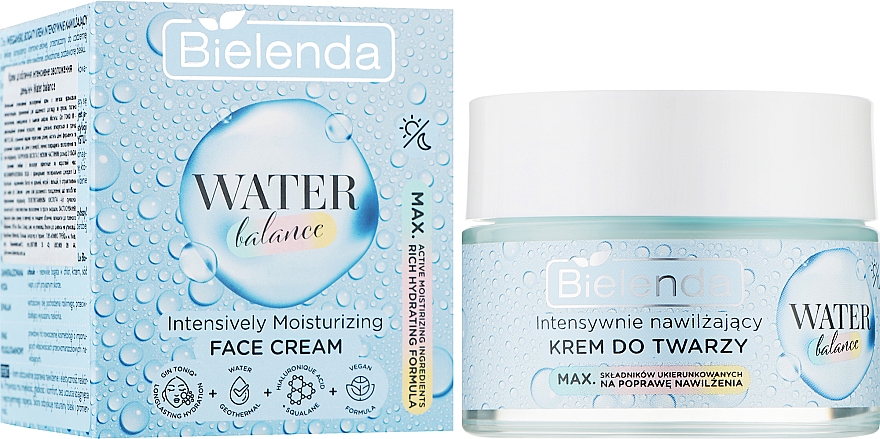 Увлажняющий крем для лица - Bielenda Water Balance Moisturizing Face Cream — фото N2