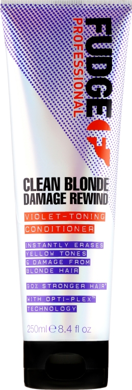 Тонувальний кондиціонер для волосся - Fudge Clean Blonde Damage Rewind Conditioner — фото N1