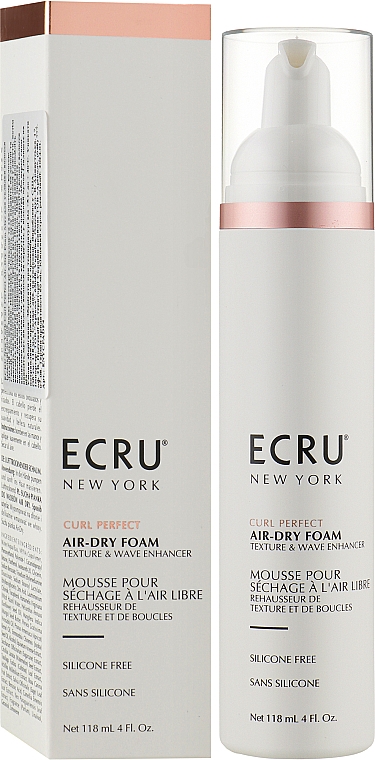 Мус для укладання волосся без фена - ECRU New York Curl Perfect Air-Dry Foam — фото N2