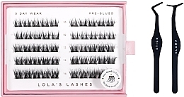 Духи, Парфюмерия, косметика Набор - Lola's Lashes Soft Definition Pre-Glued Lashes Set (eyelashes/60pcs + applicator/1pcs)