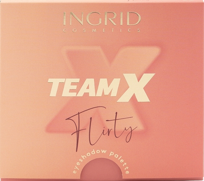 Палетка тіней для повік - Ingrid Cosmetics Team X Flirty Eyeshadow Palette — фото N4