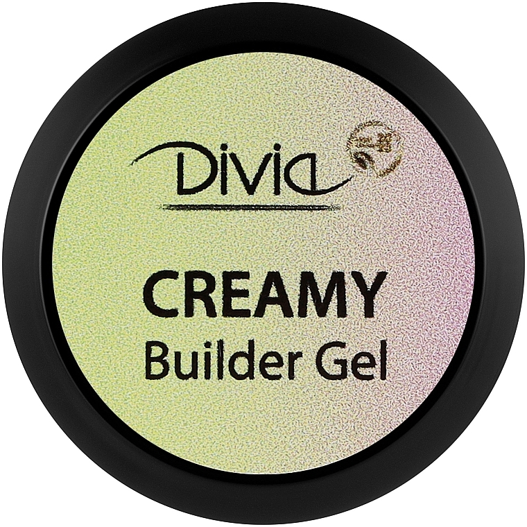 Гель для нарощування нігтів - Divia Creamy Builder Gel Clear — фото N2