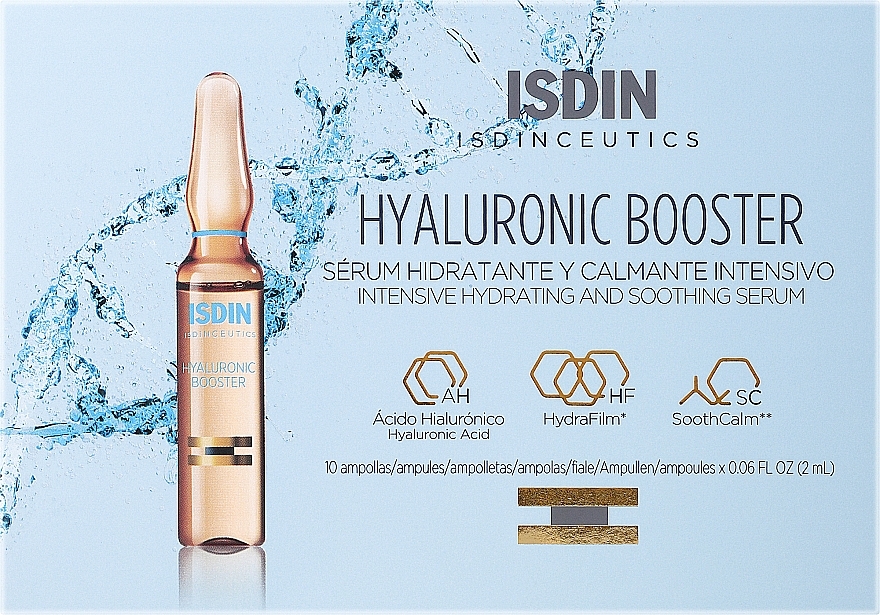 Гиалуроновая бустерная сыворотка - Isdin Isdinceutics Hyaluronic Booster Serum — фото N1
