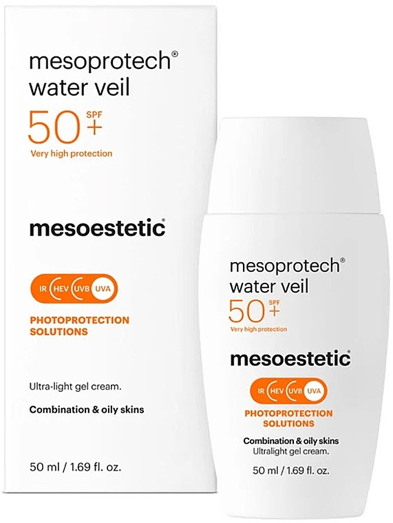 Увлажняющий солнцезащитный крем для лица - Mesoestetic Mesoprotech Hydra Cream SPF 50+ — фото N2
