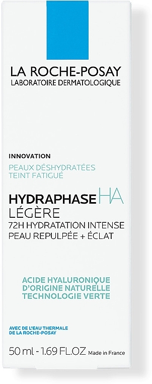 УЦЕНКА Легкий увлажняющий крем для нормальной и комбинированной кожи - La Roche-Posay Hydraphase Ha Light * — фото N4