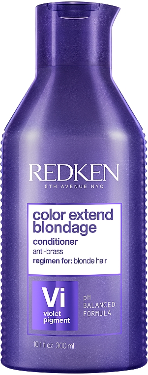Кондиціонер для нейтралізації небажаної жовтизни освітленого волосся - Redken Color Extend Blondage Сonditioner — фото N1