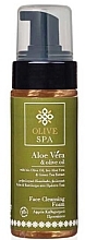 Парфумерія, косметика Очищувальна пінка для обличчя з алое вера - Olive Spa Aloe Vera Face Cleansing Foam