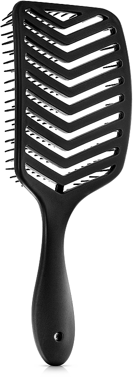 Продувная расческа для волос, черная - MAKEUP Massage Air Hair Brush Black — фото N2