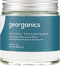 Духи, Парфюмерия, косметика Натуральный зубной порошок - Georganics English Peppermint Natural Toothpowder