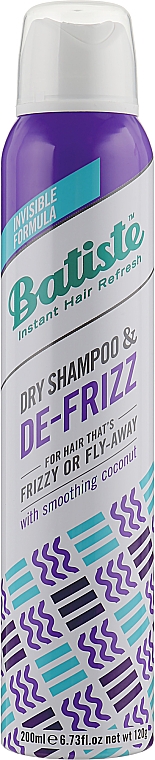 Сухий шампунь - Batiste Dry Shampoo & De-Frizz — фото N1