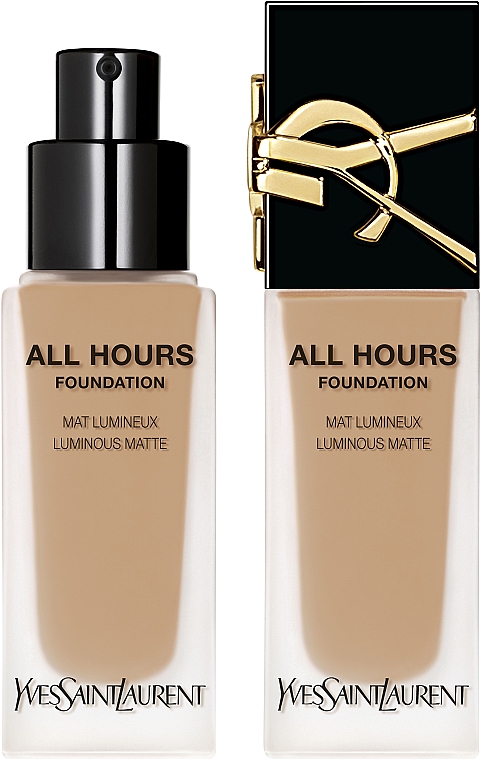 Тональная основа для лица с матовым эффектом, придающая коже сияние - Yves Saint Laurent All Hours Foundation Luminous Matte