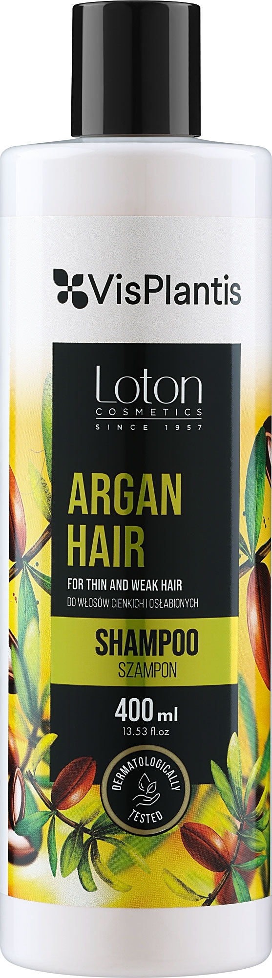 Шампунь для волосся з арганієвою олією - Vis Plantis Loton Argan Hair Shampoo — фото 400ml