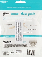 Флосс-зубочистки из кукурузного крахмала «Освежающая мята» - The Humble Co. Floss Picks — фото N2