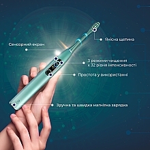 Розумна зубна щітка Oclean X Pro Green - Oclean X Pro Mist Green (OLED) (Global) — фото N5
