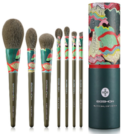 Набір пензлів для макіяжу, 7 шт. - Eigshow Beauty Essential Greener Model Fresher Brush Kit — фото N1