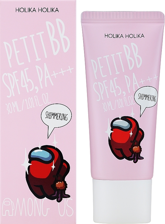 Сияющий BB крем для лица - Holika Holika Shimmering Petit BB Cream SPF45 — фото N2
