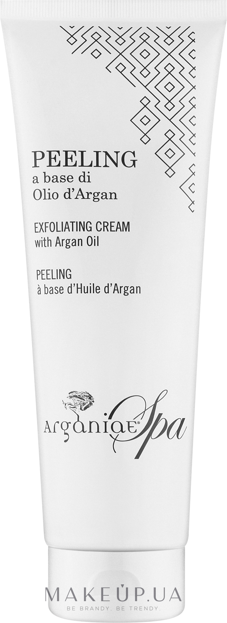 Крем-пилинг с микросферами для лица и тела с аргановым маслом - Arganiae Argan Oil Exfoliation Cream — фото 250ml