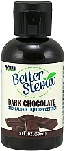 Духи, Парфюмерия, косметика Подсластитель из стевии "Темный шоколад" - Now Foods Better Stevia Liquid Dark Chocolate