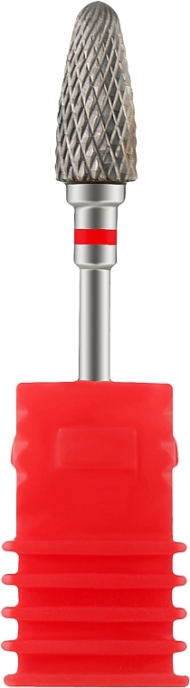 Насадка для фрезера твердосплав Flame, червона - Vizavi Professional