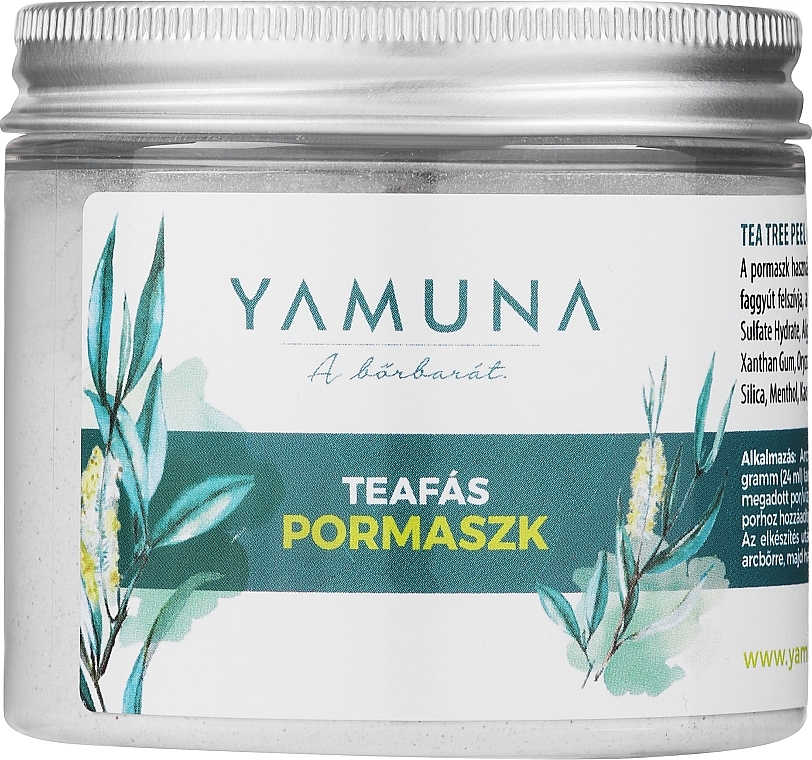 Маска для обличчя з екстрактом чайного дерева - Yamuna Tea Tree Peel Off Powder Mask — фото N1