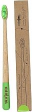 Парфумерія, косметика Бамбукова зубна щітка середня, зелена - Minima Organics Bamboo Toothbrush Medium