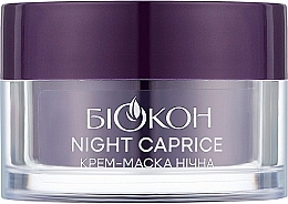 Парфумерія, косметика Крем-маска нічна для обличчя - Биокон Age & Beauty Night Caprice