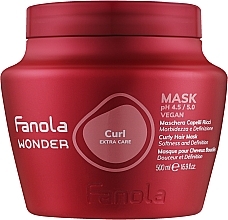 Маска для волос - Fanola Wonder Curl Extra Care Mask — фото N1