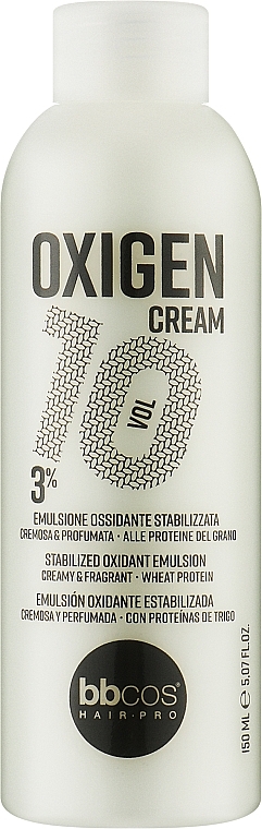 Окислювач кремоподібний 3% - BBcos Oxigen Cream 10 Vol — фото N1