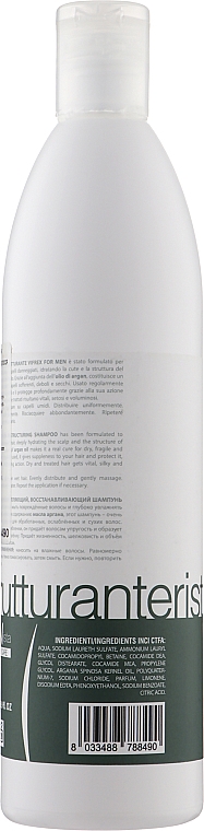 Шампунь для укрепления и восстановления волос с аргановым маслом - Punti Di Vista Vifrex Restructuring Shampoo — фото N2