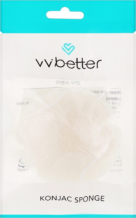 Спонж конняку для лица - VVbetter Konjac Sponge — фото N1