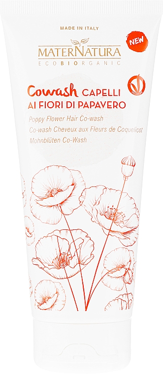 Кондиціонер для волосся - MaterNatura "Co-Wash" Conditioner With Poppy Flower — фото N1