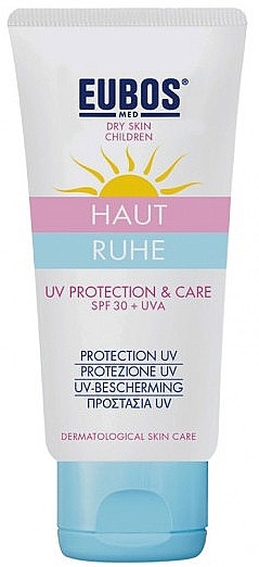 Дитячий сонцезахисний крем - Eubos Med Haut Ruhe  UV Protection & Care SPF30 — фото N2