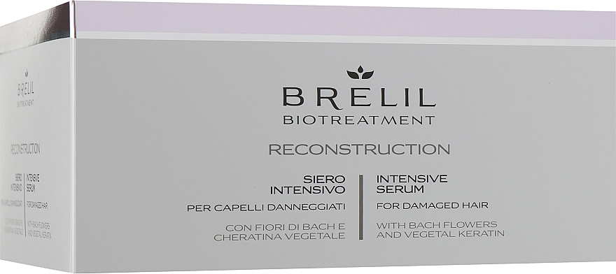 Відновлювальна сироватка для волосся інтенсивної дії - Brelil Bio Treatment Reconstruction Intensive Serum — фото N1