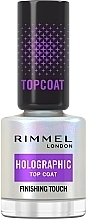 Духи, Парфюмерия, косметика Верхнее покрытие - Rimmel Holographic Top Coat Finishing Touch