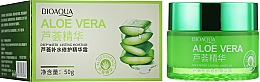 Крем-гель для обличчя й шиї з алое 92% - Bioaqua Aloe Vera 92% Moisturizing Cream — фото N2