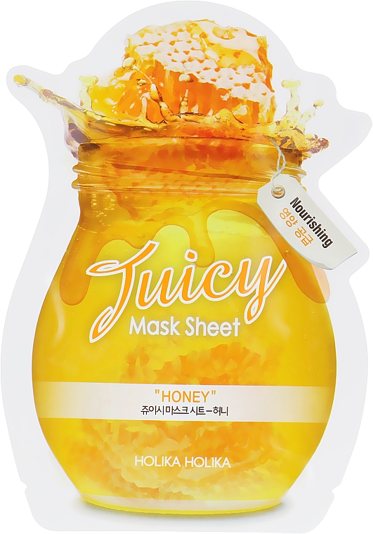 Тканевая маска "Джуси маск" с экстрактом мёда - Holika Holika Honey Juicy Mask Sheet — фото N1