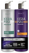 Духи, Парфюмерия, косметика Набор - Kativa Kerapro Protein Anti-frizz Set (h/shampoo/1000ml + h/mask/1000ml)