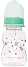 Бутылочка для кормления с силиконовой соской 125 мл, мятная - Baby Team — фото N2