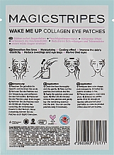 Коллагеновые охлаждающие патчи под глаза - Magicstripes Wake Me Up Collagen Eye Patches — фото N1