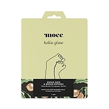 Регенерувальна маска для ніг з маслом ши та олією купуасу - Moee Hello Glow Regenerating Foot Mask Shea Butter & Cupuacu Butter — фото N1