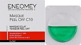 Тонізувальна маска для відновлення кольору обличчя - Eneomey Masque Peel Off C10 — фото N2