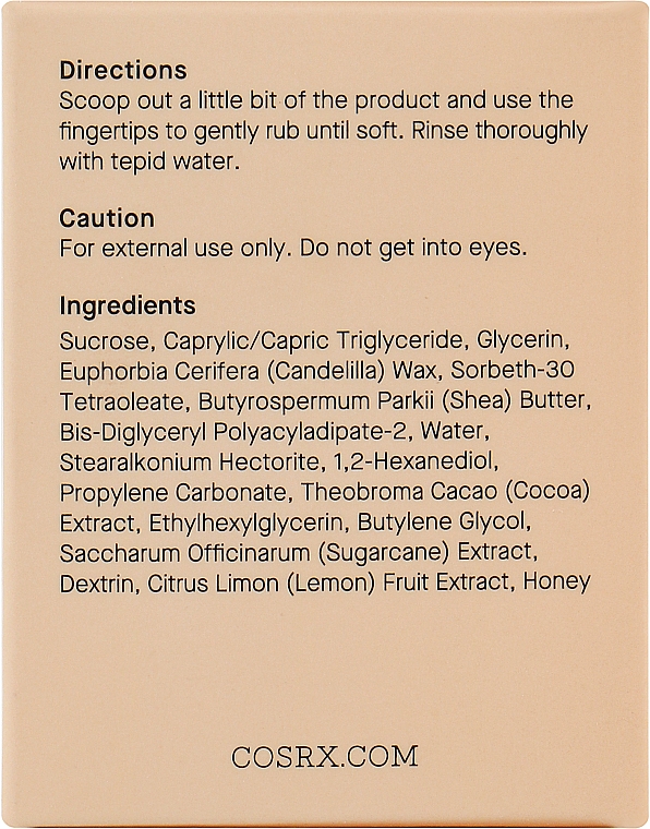 Медово-сахарный скраб для губ - Cosrx Full Fit Honey Sugar Lip Scrub — фото N3