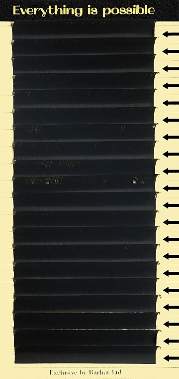 Накладные ресницы C 0,07 мм (11 мм), 20 линий - Barhat Lashes — фото N1