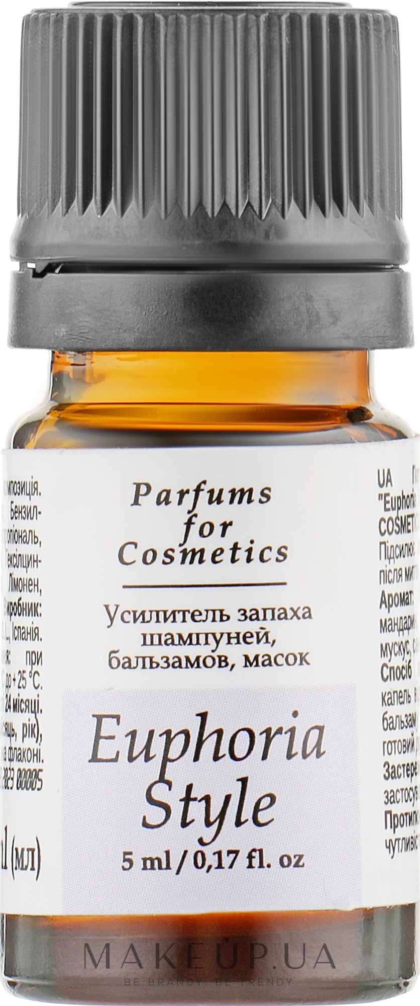 Посилювач запаху шампунів, бальзамів, масок "Euphoria Style" - Parfums For Cosmetics Euphoria Style — фото 5ml
