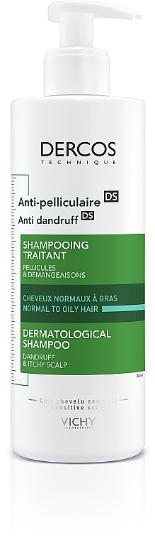 УЦЕНКА Шампунь против перхоти интенсивного действия для нормальных и жирных волос - Vichy Dercos Anti-Dandruff Advanced Action Shampoo * — фото N6