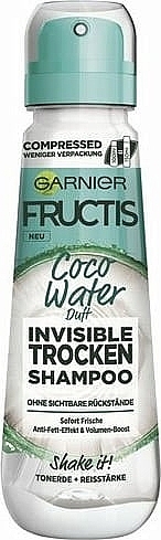 Сухий шампунь "Кокосова вода" - Garnier Fructis Dry Shampoo Coco Water — фото N1